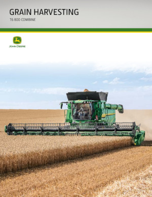 Kombajni John Deere T6 800