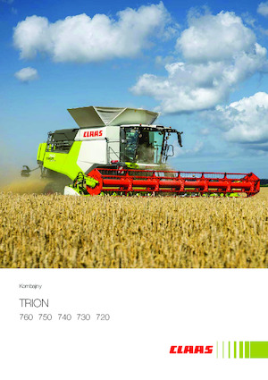 Kombajni Claas Trion 740    