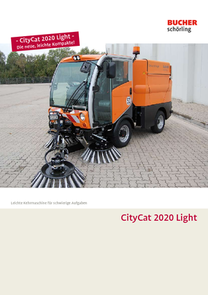 Kompaktni strojevi za čišćenje Bucher-Schörling CityCat 2020 XL