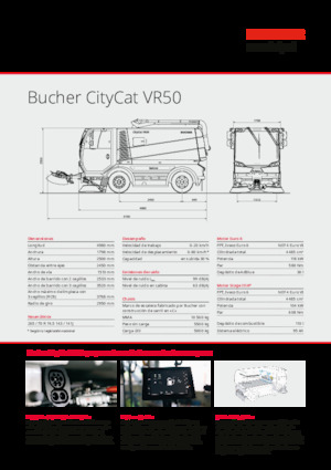Kompaktni strojevi za čišćenje Bucher-Schörling CityCat VR50
