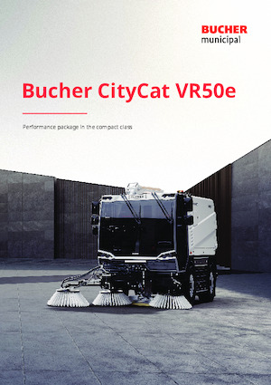 Kompaktni strojevi za čišćenje Bucher-Schörling CityCat VR50e