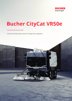 Kompaktni strojevi za čišćenje Bucher-Schörling CityCat VR50e XL