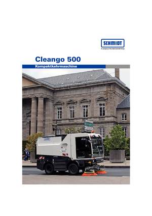 Kompaktni strojevi za čišćenje Schmidt Cleango 500