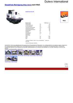 Kompaktni strojevi za čišćenje Dulevo Dulevo 1100 Futura DL