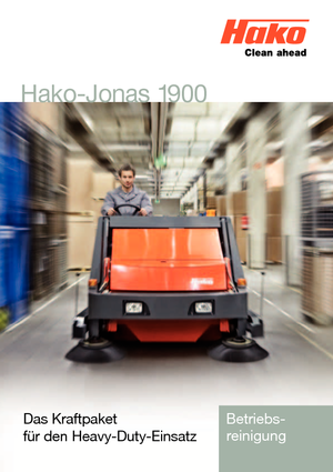 Kompaktni strojevi za čišćenje Hako Jonas 1900 V