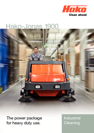 Kompaktni strojevi za čišćenje Hako Jonas 1900 V