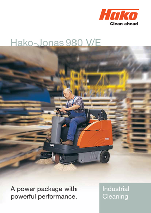 Kompaktni strojevi za čišćenje Hako Jonas 980 VH