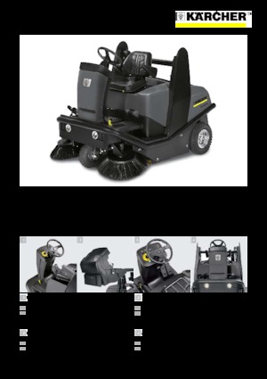 Kompaktni strojevi za čišćenje Kärcher KM 120/150 R D 2 SB