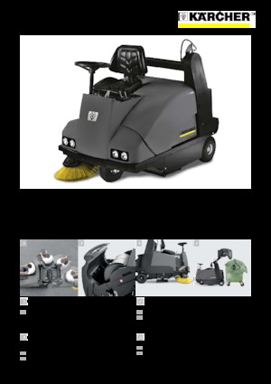 Kompaktni strojevi za čišćenje Kärcher KMR 1250 BAT Pack