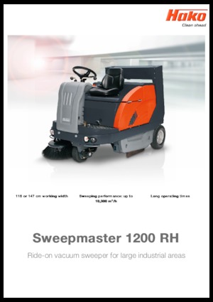 Kompaktni strojevi za čišćenje Hako Sweepmaster D 1200 RH
