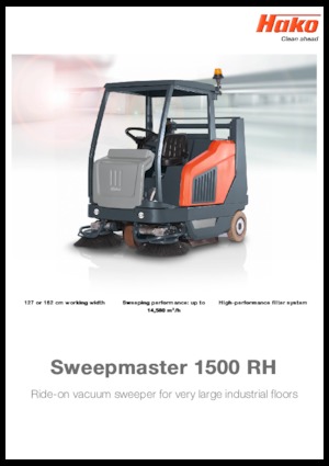 Kompaktni strojevi za čišćenje Hako Sweepmaster D 1500 RH