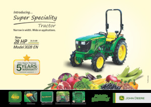 Kompaktni pomoćni traktori John Deere 3028EN