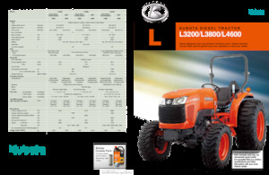 Kompaktni pomoćni traktori Kubota L3800HST