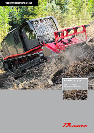 Kompaktni pomoćni traktori Prinoth Raptor 800