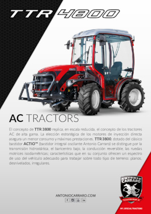 Kompaktni pomoćni traktori Carraro TTR 4800 HST