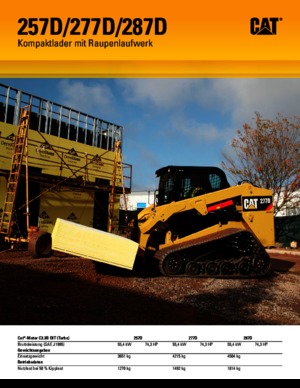 Mini utovarivači Caterpillar 277D
