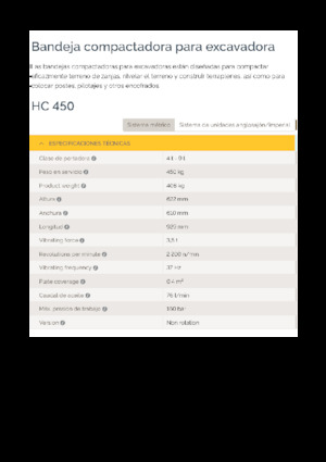 Kompaktori za hidraulične bagere Epiroc HC 450 