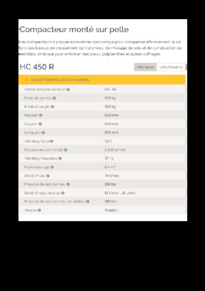 Kompaktori za hidraulične bagere Epiroc HC 450 R 