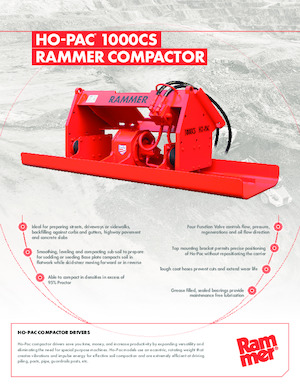 Kompaktori za hidraulične bagere Rammer Ho-Pac 1000CS