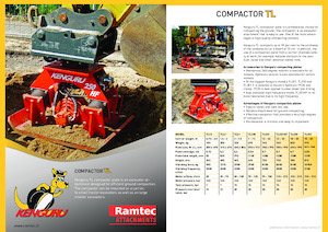 Kompaktori za hidraulične bagere Kenguru TL31