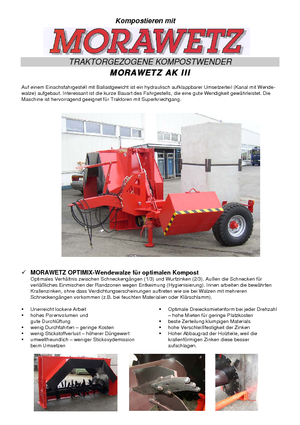 Rezači za kompost Morawetz Ak III 900