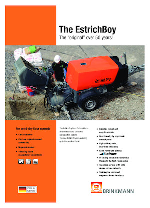 Zračni transporteri Brinkmann Estrich Boy EC 350 