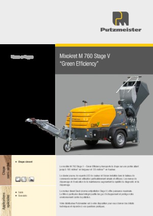 Zračni transporteri Putzmeister M 760 DHB 