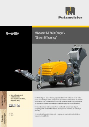 Zračni transporteri Putzmeister M 760 DHB 