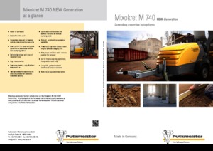 Zračni transporteri Putzmeister M 740 DB