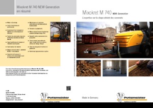 Zračni transporteri Putzmeister M 740 DB