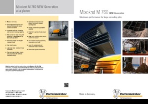 Zračni transporteri Putzmeister M 760 DHB