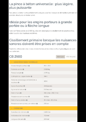 Drobilice za beton Epiroc CB 2500