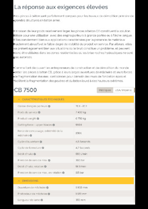 Drobilice za beton Epiroc CB 7500