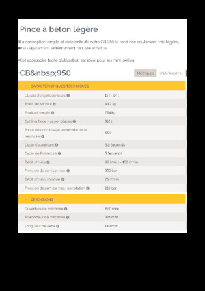 Drobilice za beton Epiroc CB 950