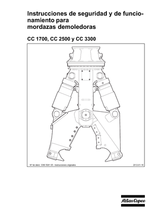Drobilice za beton Atlas Copco CC 2500S