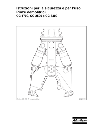 Drobilice za beton Atlas Copco CC 2500S