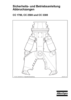 Drobilice za beton Atlas Copco CC 2500S
