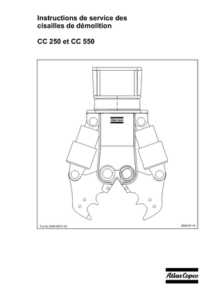 Drobilice za beton Atlas Copco CC 550
