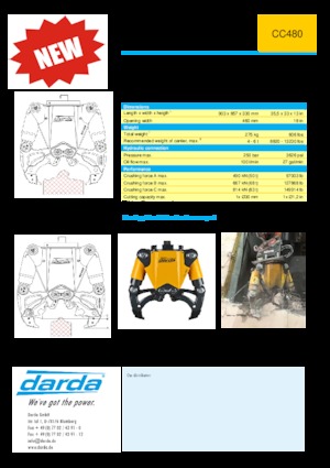Drobilice za beton Darda CC480