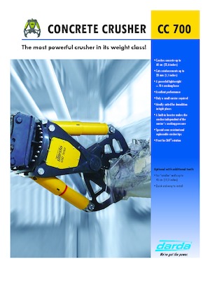 Drobilice za beton Darda CC700