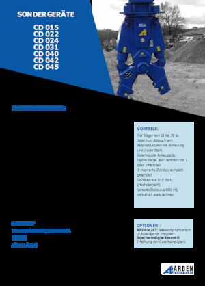 Drobilice za beton Arden CD022