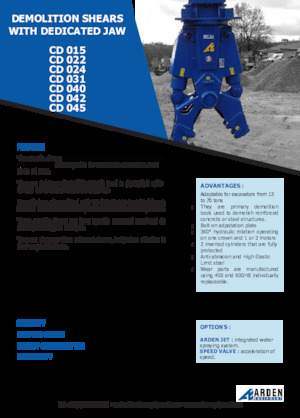 Drobilice za beton Arden CD022