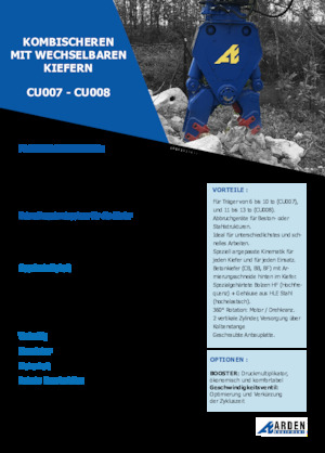 Drobilice za beton Arden CU007