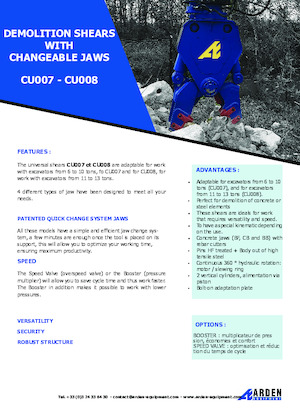 Drobilice za beton Arden CU007