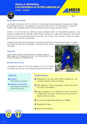 Drobilice za beton Arden CU007