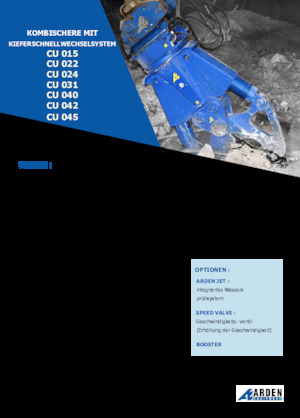 Drobilice za beton Arden CU015