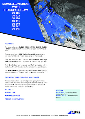 Drobilice za beton Arden CU015