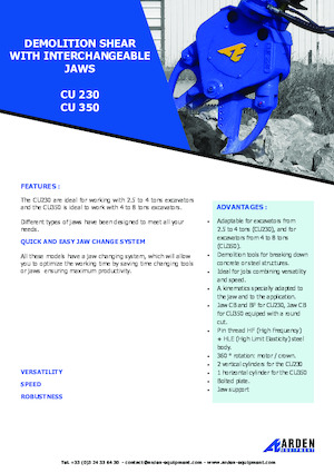 Drobilice za beton Arden CU350