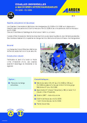 Drobilice za beton Arden CU350