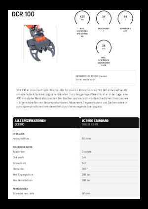 Drobilice za beton Husqvarna DCR 100